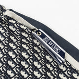 Pantaloncini CD Monogram con strisce laterali blu navy