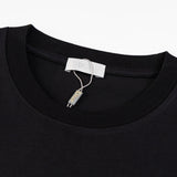 Maglietta CD nera con logo consumato Couture